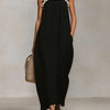 Mirelle™ | Vestido Maxi con Bloques de Color y Tirantes Delgados