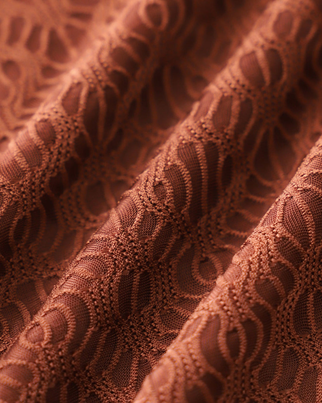 Conjunto de Tres Piezas Marrón Jacquard