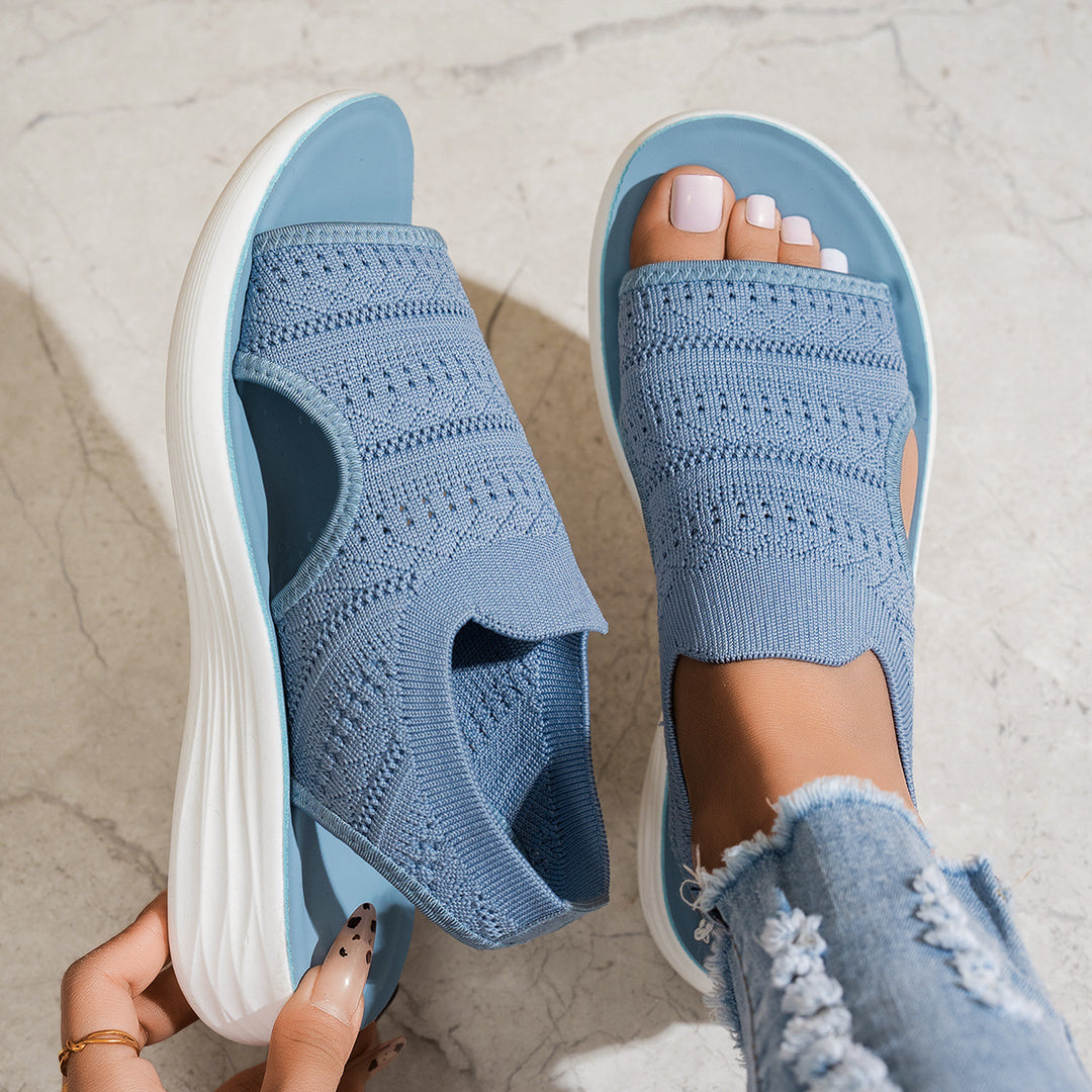 Elisa | Sandalias de Punto Transpirable