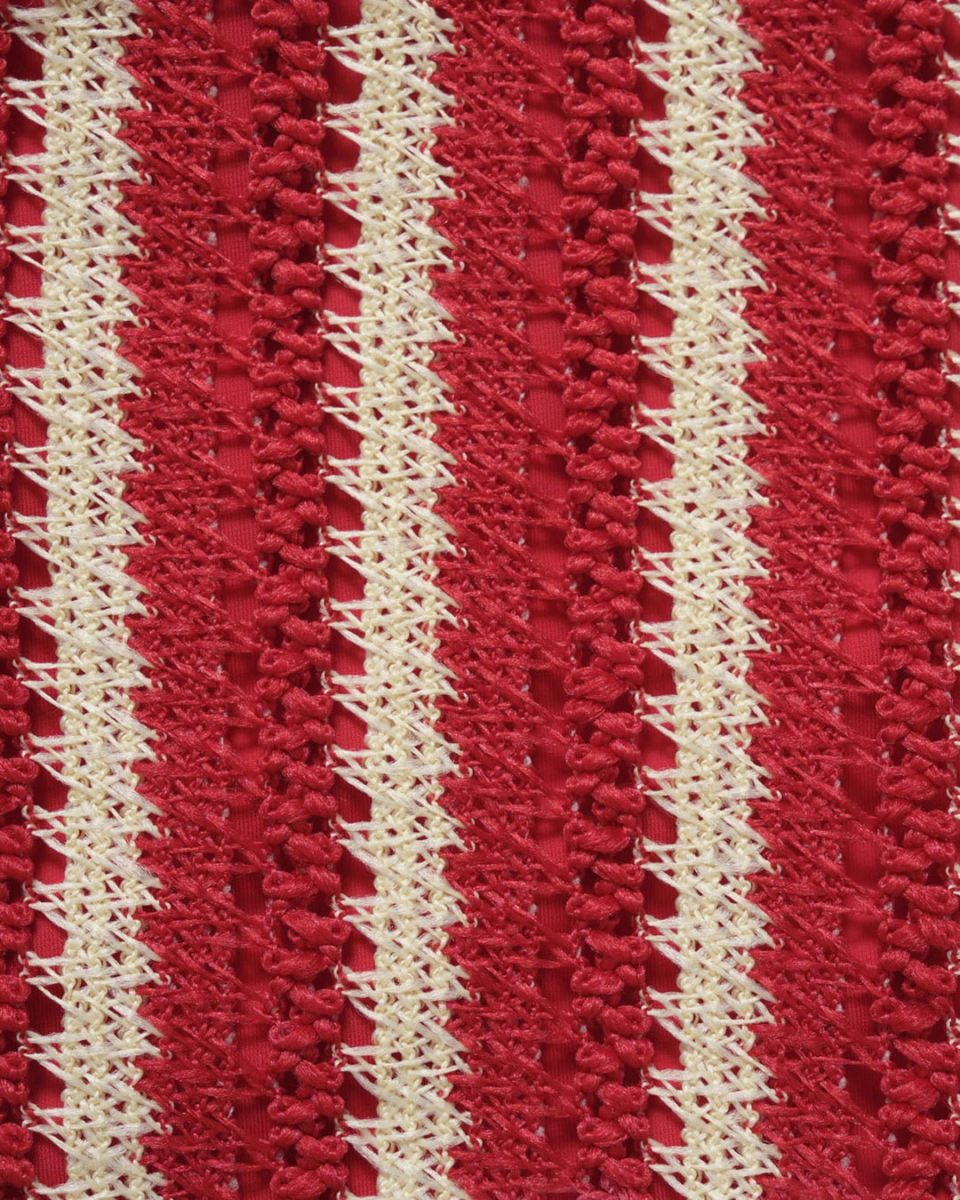 Conjunto de Bikini de O-Ring Rojo en Contraste