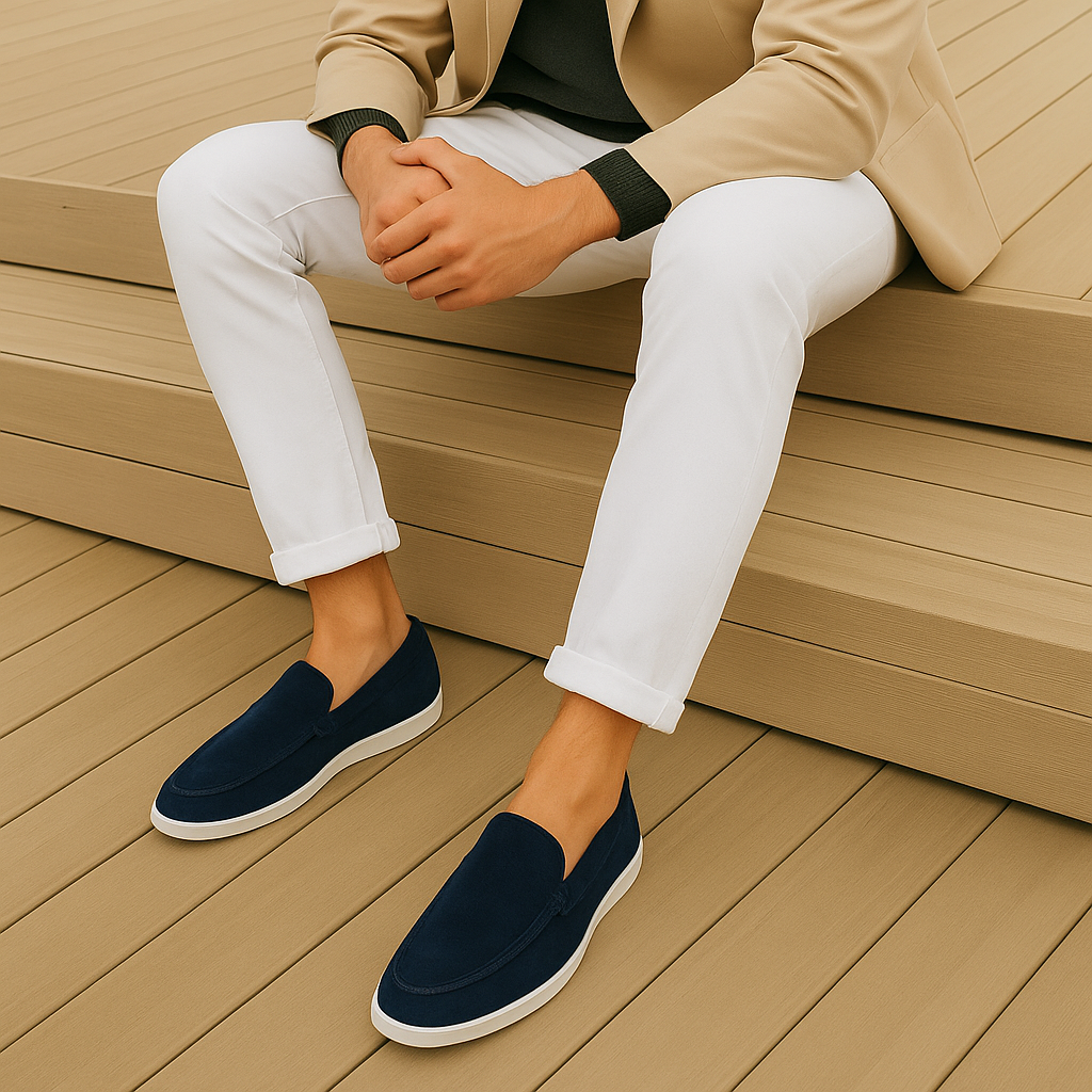 Sebas | Elegantes mocasines de ante