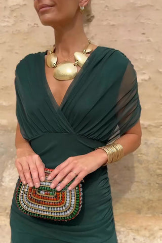 Luisa | Vestido Maxi de Fiesta Elegante con Escote en V