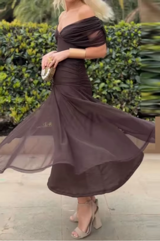 Luisa | Vestido Maxi de Fiesta Elegante con Escote en V