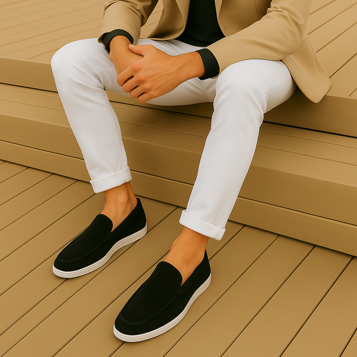 Sebas | Elegantes mocasines de ante