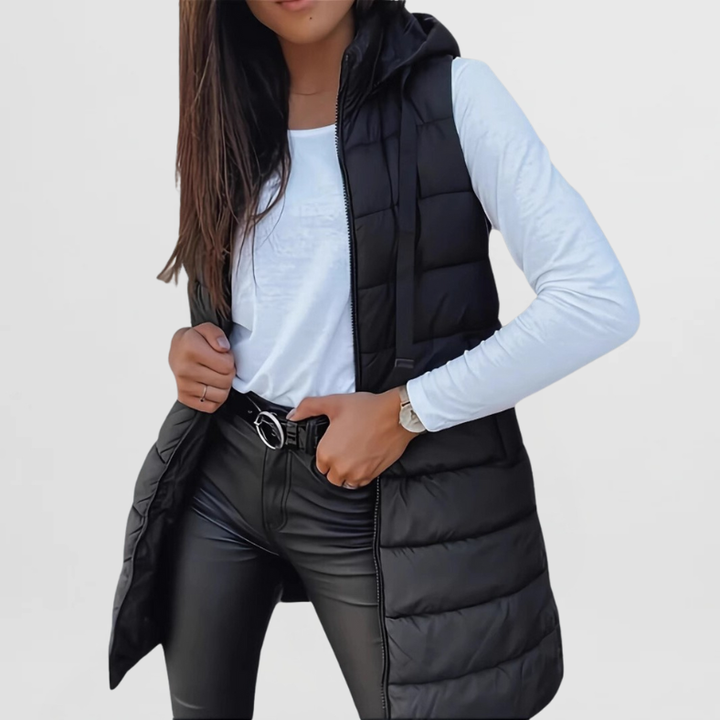 Isabella | Chaleco Puffer Sin Mangas Ligero