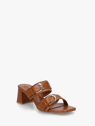 Julieta | Mules con Doble Hebilla