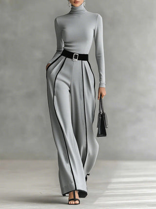Vera™ | Conjunto elegante con detalles en contraste