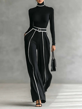 Vera™ | Conjunto elegante con detalles en contraste