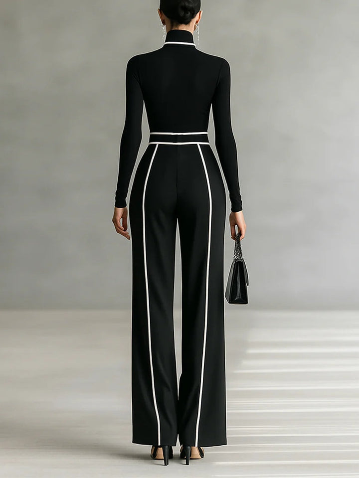 Vera™ | Conjunto elegante con detalles en contraste