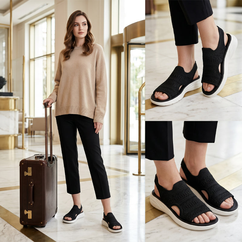 Elisa | Sandalias de Punto Transpirable
