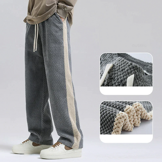 Luis | Pantalones de chándal de cordón con patrón de gofre