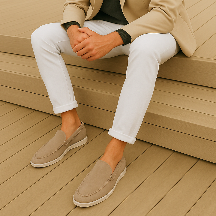 Sebas | Elegantes mocasines de ante