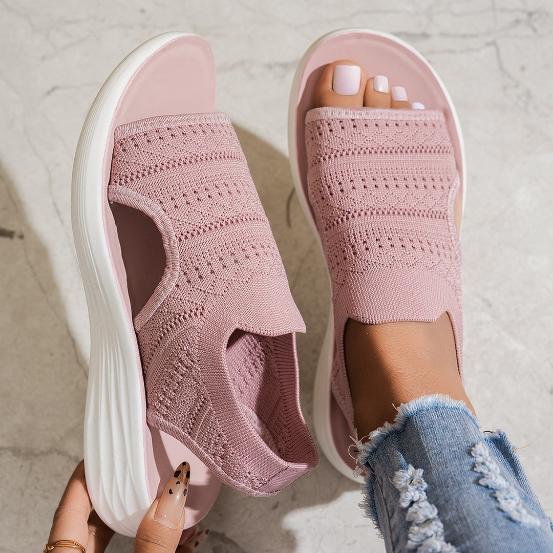 Elisa | Sandalias de Punto Transpirable