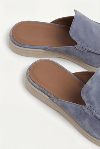 Mule de Yate de Ante Azul Bebé