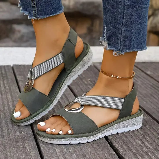 Isabella | Sandalias elegantes con soporte ajustado - Auliora