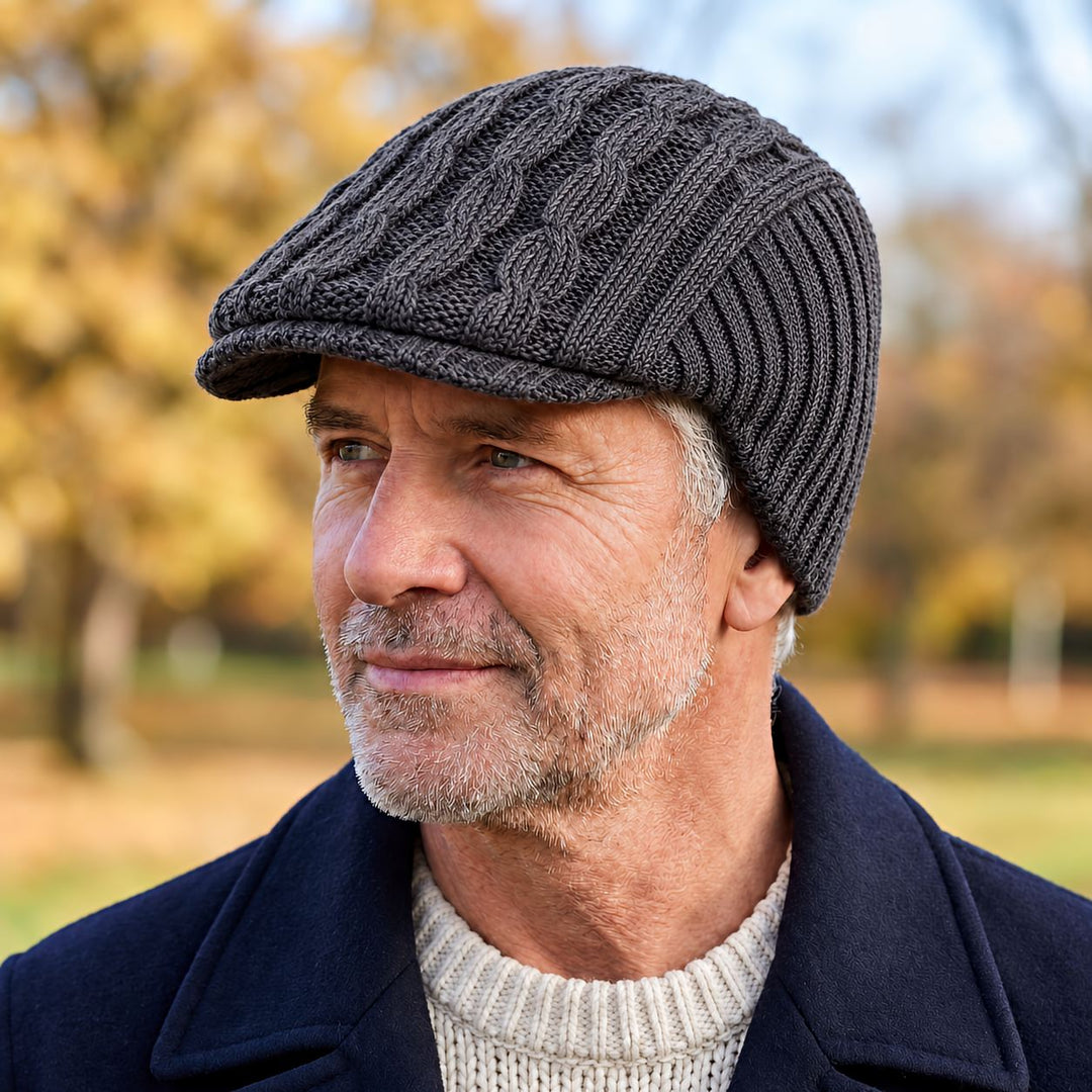 Auliora | Gorra de punto con motivo de trenzas