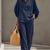 Mariel | Conjunto con mangas murciélago y pantalones amplios