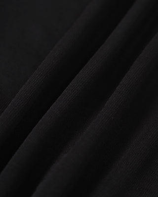 El Vestido Largo Ajustado con Escote Corazón Negro