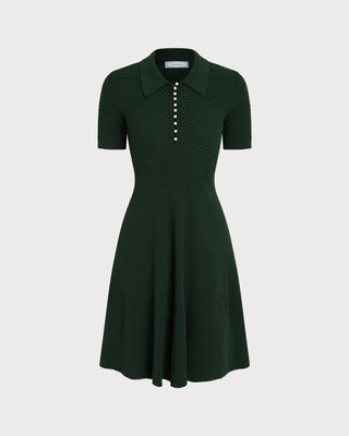 Vestido de Suéter Verde