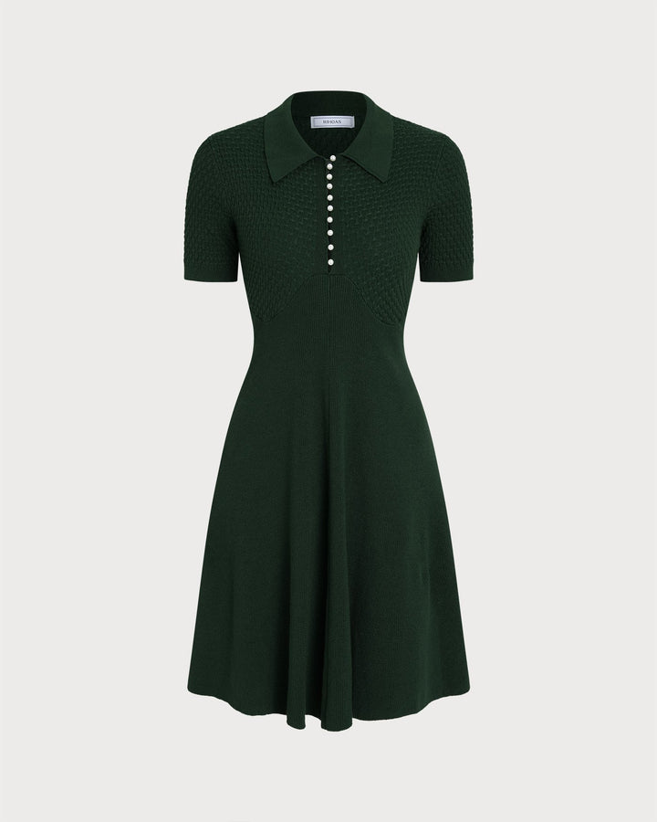 Vestido de Suéter Verde