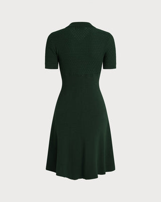 Vestido de Suéter Verde