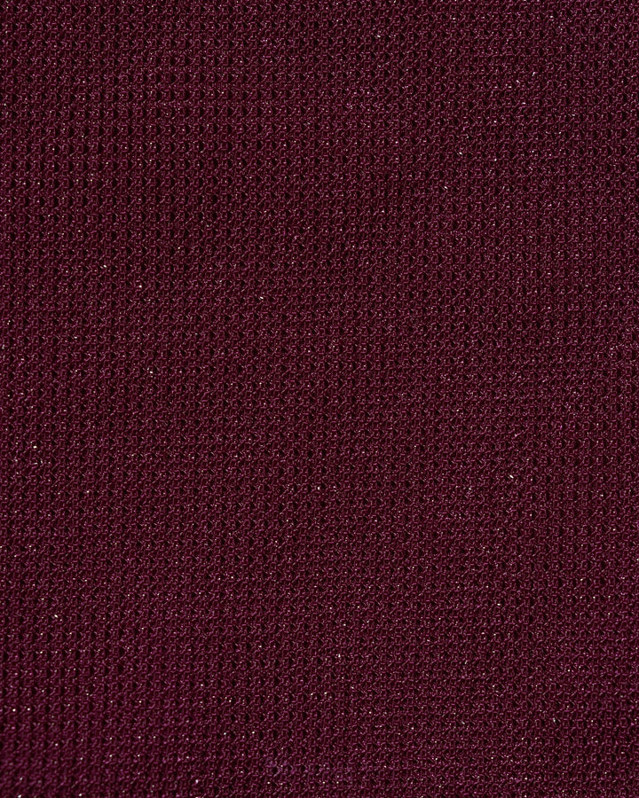 Conjunto de Bikini Triángulo Lurex Color Rojo Vino