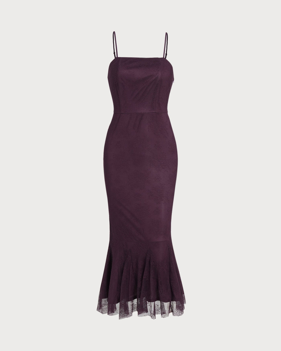 Vestido Midi de Sirena Púrpura