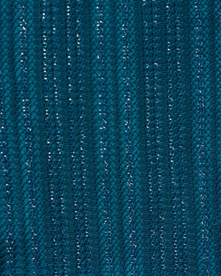 Conjunto de Bikini con Tirantes y Lentejuelas en Azul