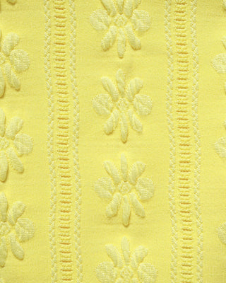 Conjunto de Bikini Bandeau Jacquard Amarillo