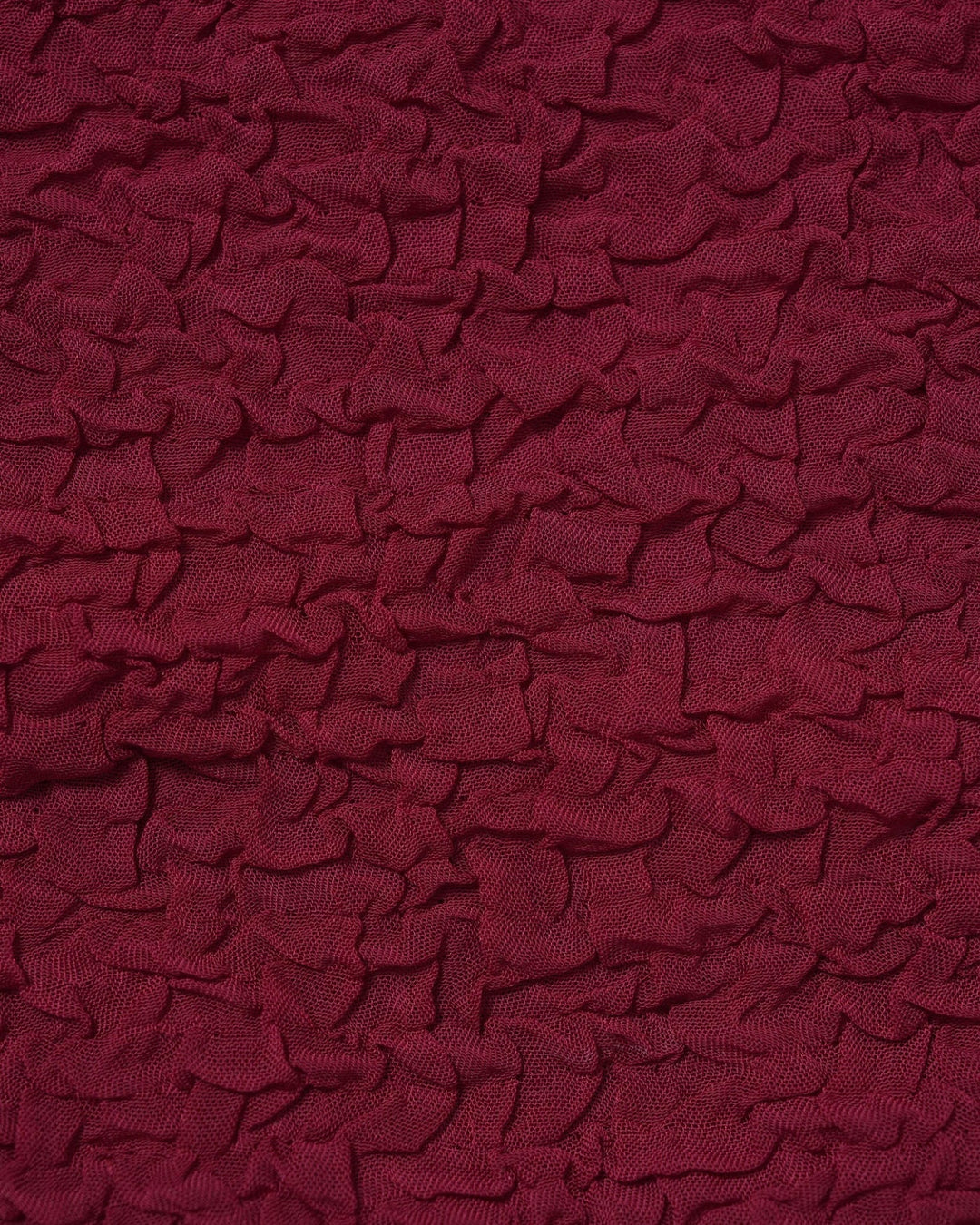 Conjunto de Bikini Triangular Texturizado Color Rojo Vino