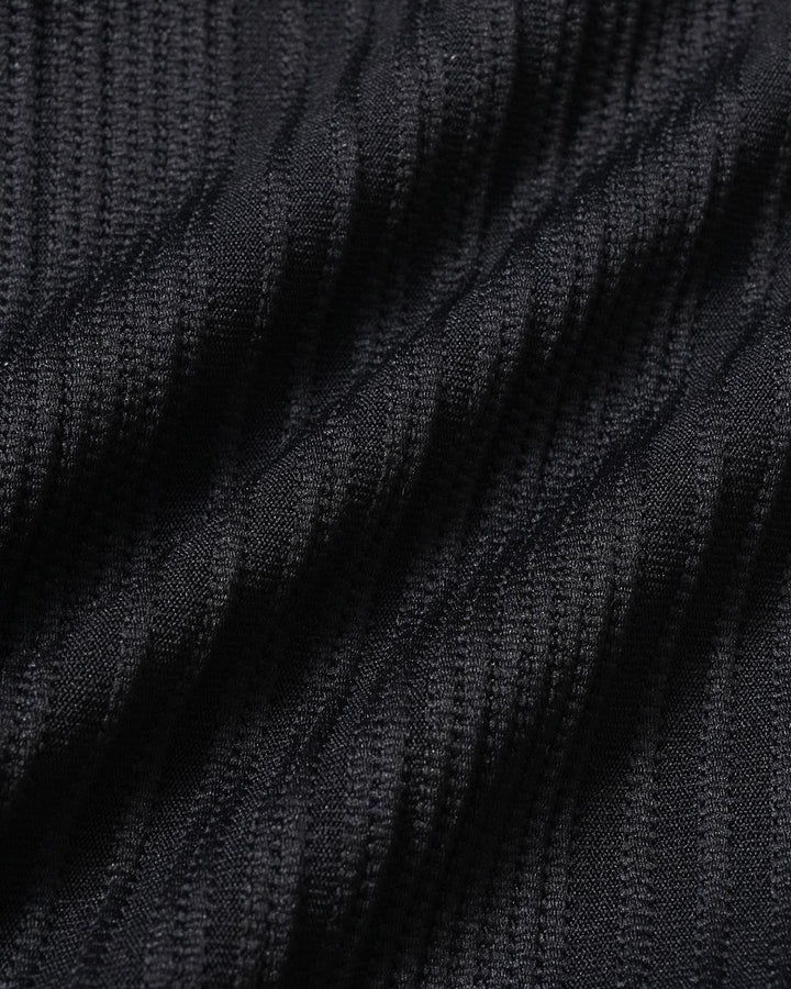 Conjunto de Bikini de Triángulo Texturizado Negro