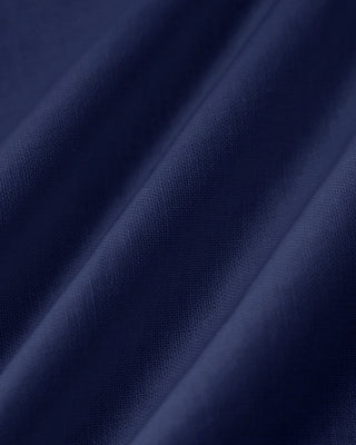 Blusa de Botones de Cuello Cuadrado en Azul Marino