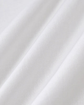 Blusa de Encaje con Botones y Cuello Cuadrado Blanca