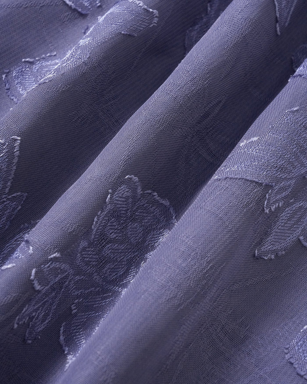 Vestido Maxi Slip Jacquard Azul