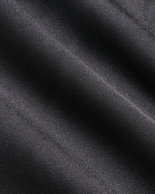 Pantalones Cortos de Satén Negros de Cintura Natural