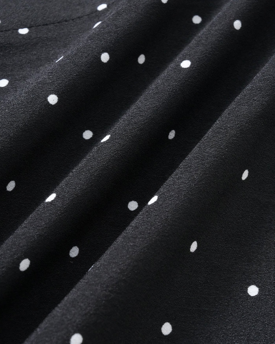 Falda Midi de Lunares Negros