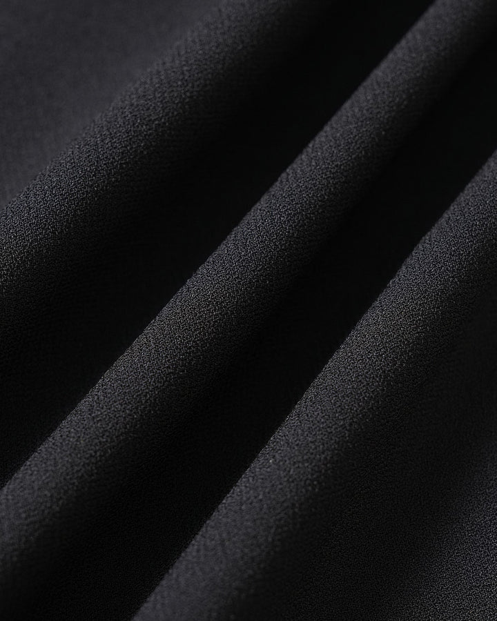 Falda Mini de Splicing con Lunares Negros