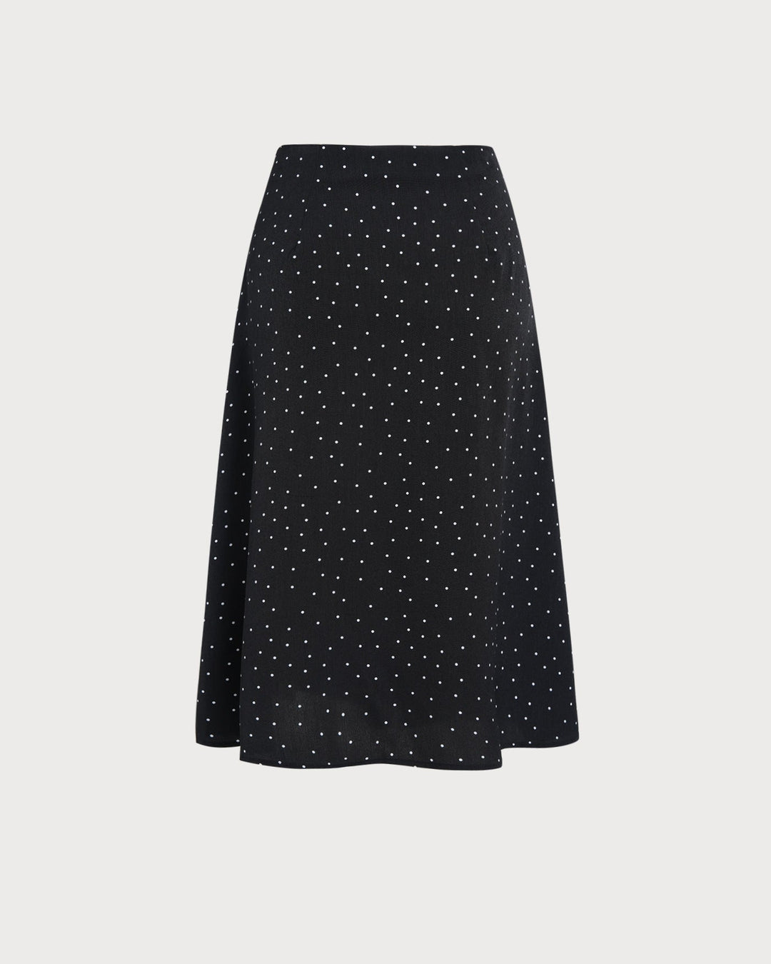 Falda Midi de Lunares Negros